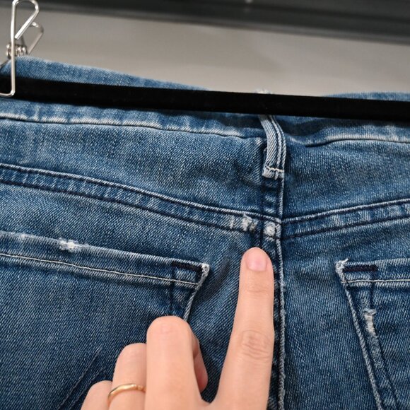 Mother Size 26 The Looker in Graffiti Girl Destroyed Skinny Jean - Picture 7 of 14